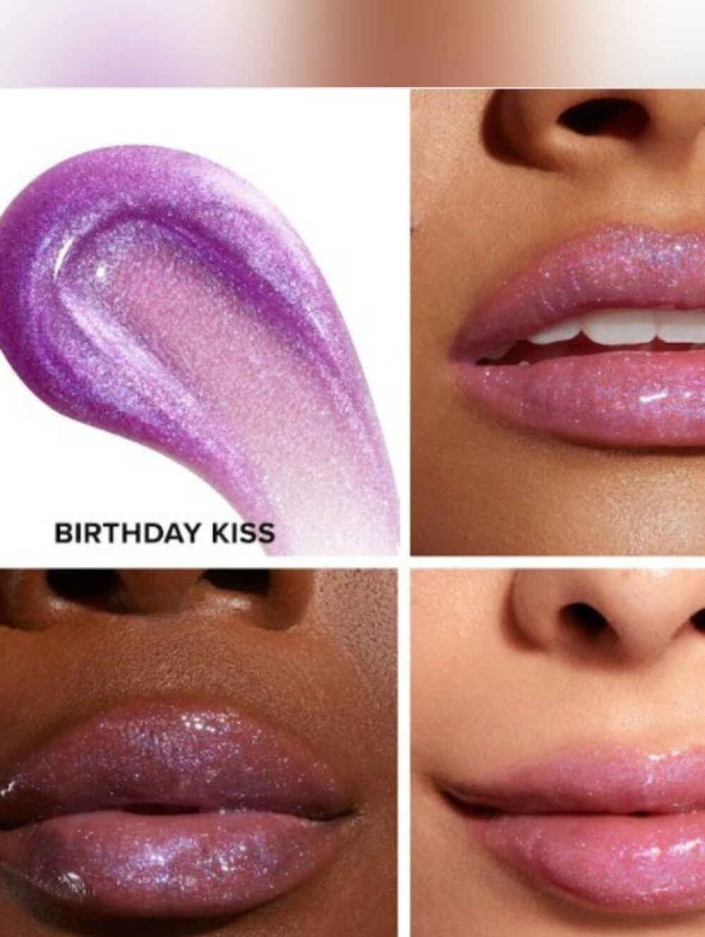 TOO FACED Kissing Jelly Non-Sticky Lip Oil/Gloss Hybrid | Birthday Kiss (NWT) - Picture 3 of 10